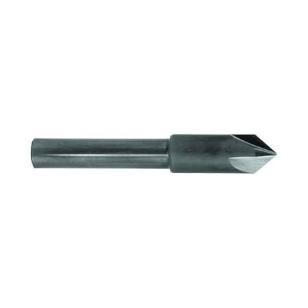 Morse Machine Countersink, Series 751, 12 Body Dia, 378 Overall Length, 12 Shank Dia, 4 Flutes, 90 85795